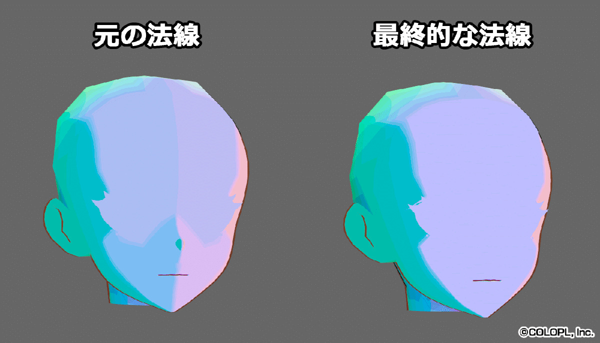 GameMakersJP's tweet photo. キャラは1体あたり3万ポリゴン以内で運用、顔の法線は真正面に統一。コロプラ、スマホ/PC向けゲーム『異世界∞異世界』のモデル仕様をブログで解説
https://t.co/oE2R1ihUhS

多様なアニメのキャラが登場し、原作アニメの絵が動く感覚を重視した作品。
ボーンも共通化せず1体ずつ固有の構成にしていた https://t.co/5SddQCMBJt
