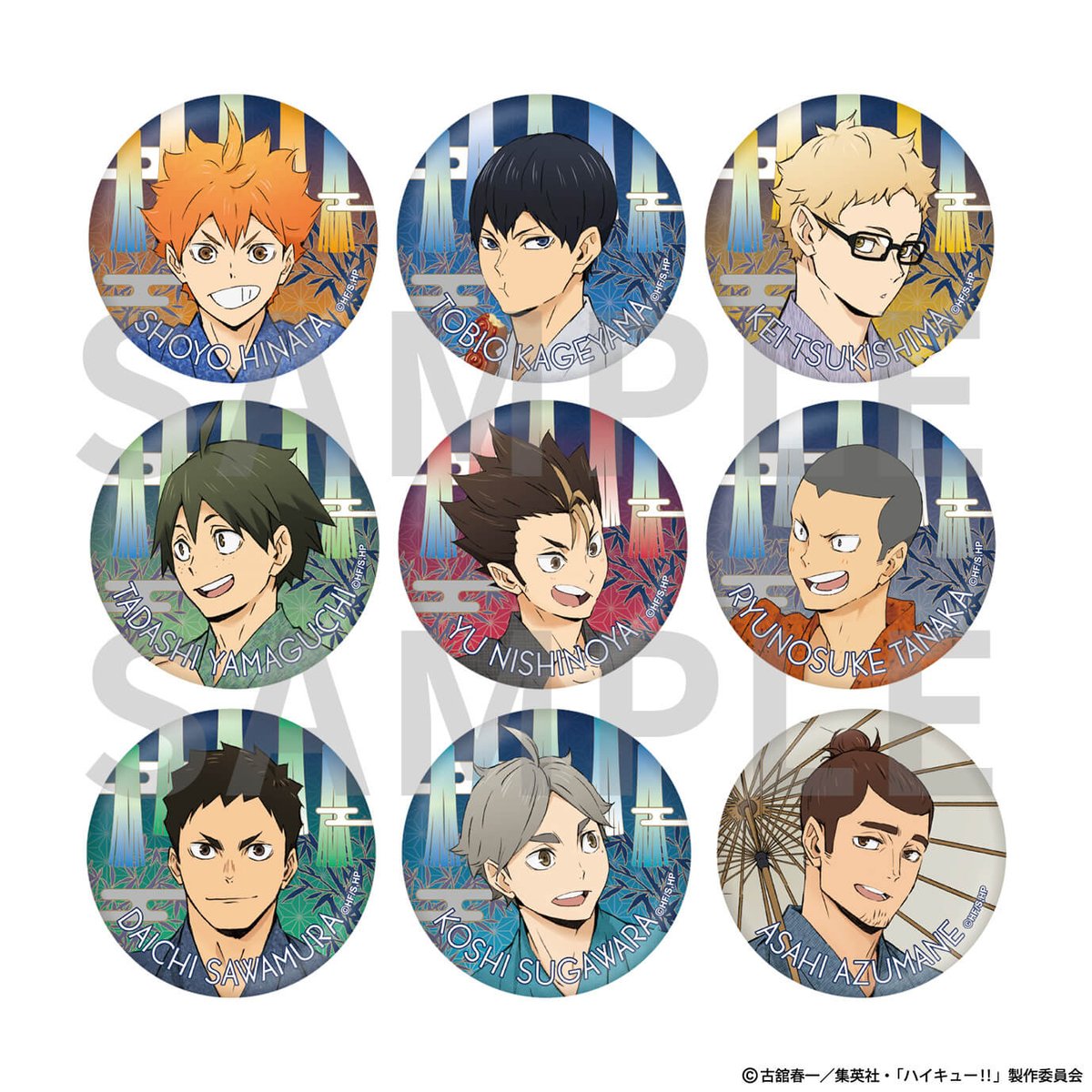 karasunokiseki's tweet photo. 【#ハイキュー!!ウィーク事後通販グッズ紹介】 
ハイキュー!!ウィーク描き下ろしビジュアルを使用したホロ加工缶バッジです✨
受付期間:9月4日(金)～9月27日(月)   
販売サイト:https://t.co/oSabqBb6cT   
詳細はこちら→https://t.co/DVyWkD6hsT 
#hq_anime https://t.co/qXV219mvqM