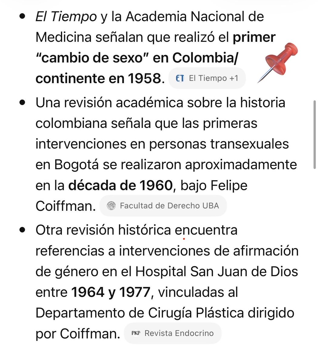 WaltDz77's tweet photo. @elespectador 🇨🇴 La primera cirugía en el continente de reasignación de sexo data de finales de los 50's (1958). FELIPE COIFFMAN ZAICANSCHY, formó a varias generaciones de médicos colombianos. 📌 Estás prácticas y formación lleva 7 décadas. https://t.co/JCKOiBoouO