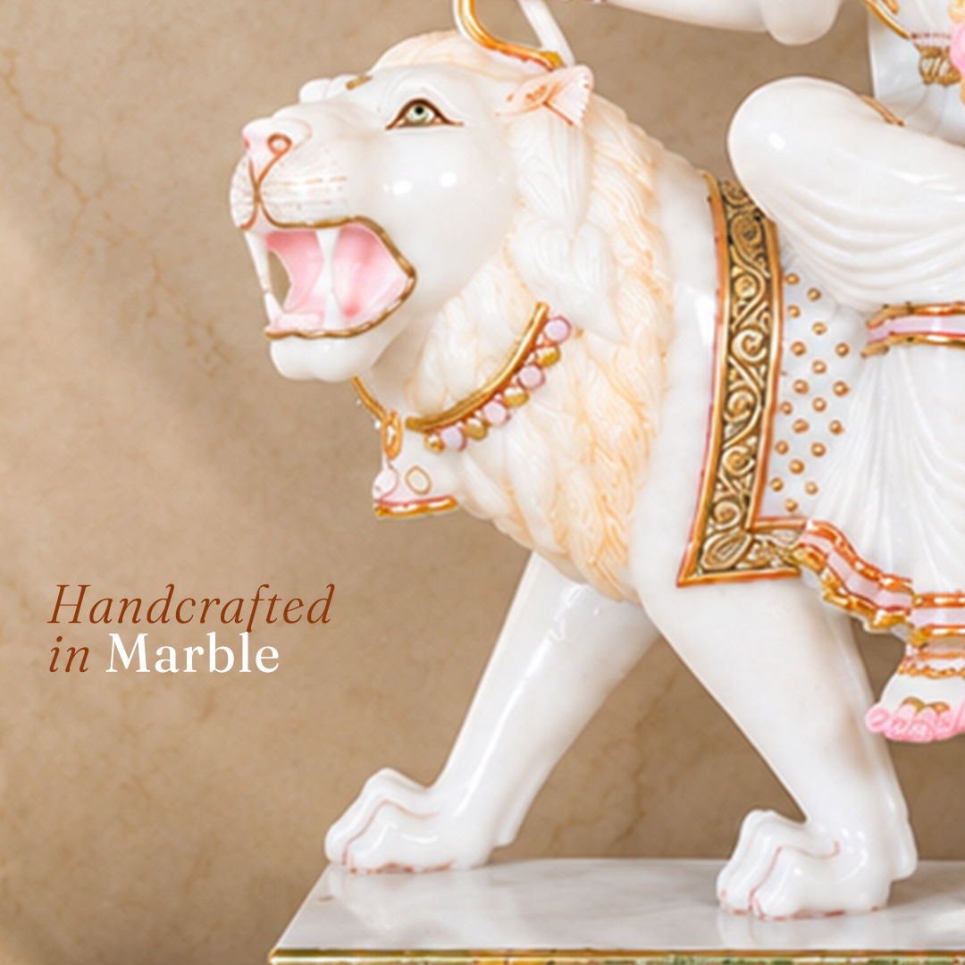 MOORTIART's tweet photo. Divine Grace, Handcrafted in Marble 
A timeless expression of Maa Durga’s strength, grace &amp; divine beauty, meticulously handcrafted in pristine marble. 🙏
Every detail is thoughtfully carved and finished to bring a sense of purity, devotion and elegance to sacred spaces. https://t.co/1Ch5W4xzTO