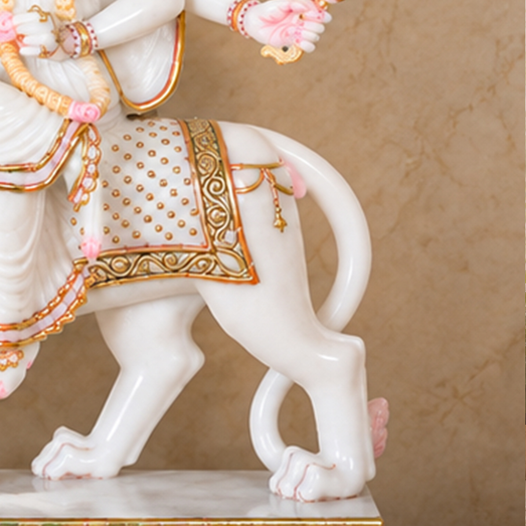 MOORTIART's tweet photo. Divine Grace, Handcrafted in Marble 
A timeless expression of Maa Durga’s strength, grace &amp; divine beauty, meticulously handcrafted in pristine marble. 🙏
Every detail is thoughtfully carved and finished to bring a sense of purity, devotion and elegance to sacred spaces. https://t.co/1Ch5W4xzTO