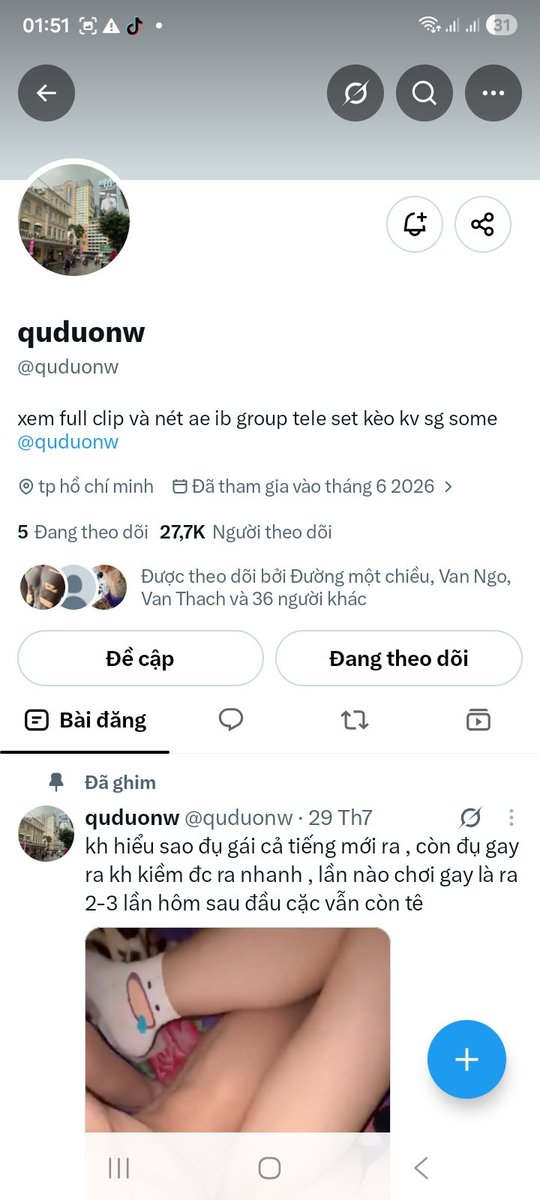 Trung290819977's tweet photo. Acc này nó lừa đảo nha. Ae ck xong nó chặn. https://t.co/xq09XvWUIF