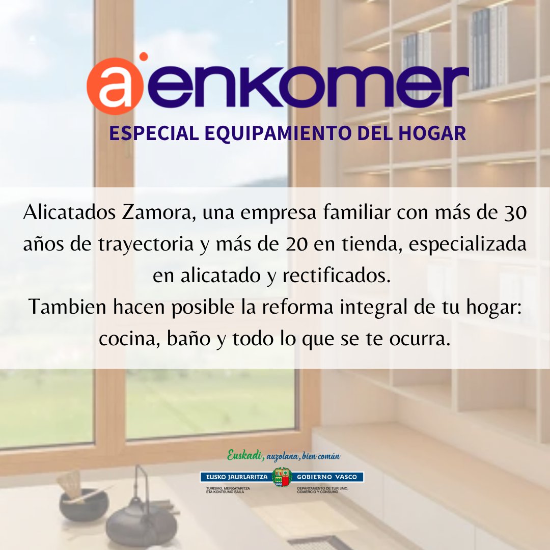 aenkomer's tweet photo. 𝗘𝗦𝗣𝗘𝗖𝗜𝗔𝗟 𝗘𝗤𝗨𝗜𝗣𝗔𝗠𝗜𝗘𝗡𝗧𝗢 𝗗𝗘𝗟 𝗛𝗢𝗚𝗔𝗥/𝗘𝗧𝗫𝗘𝗞𝗢 𝗘𝗞𝗜𝗣𝗔𝗠𝗘𝗡𝗗𝗨 𝗦𝗘𝗞𝗧𝗢𝗥𝗘𝗔: 𝐀𝐋𝐈𝐂𝐀𝐓𝐀𝐃𝐎𝐒 𝐙𝐀𝐌𝐎𝐑𝐀  

🔊Escucha a Luz/ Entzun Luzri:  https://t.co/J5MTkFrnTg    

Subvenciona/Laguntzailea: @DptoTurComCon https://t.co/XkMi7WLIoL