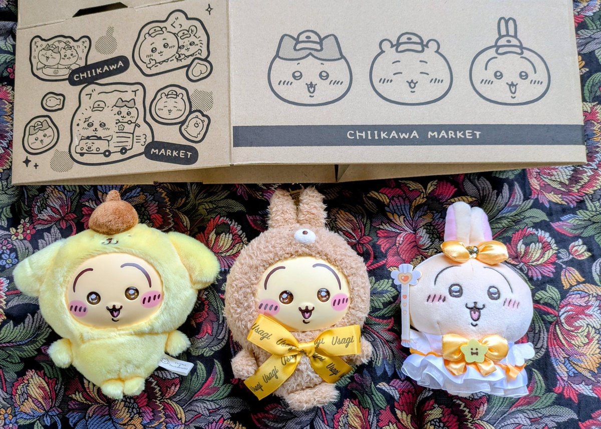 IPuusuke's tweet photo. ちいかわマーケットで買ったうさぎ来たぁー！
キラメッコ可愛い♡
まじかる可愛い♡
箱も可愛い♡
ちい活止まらないw

#ちいかわ　#キラメッコ　＃うさぎ https://t.co/K3HvtJGFHC