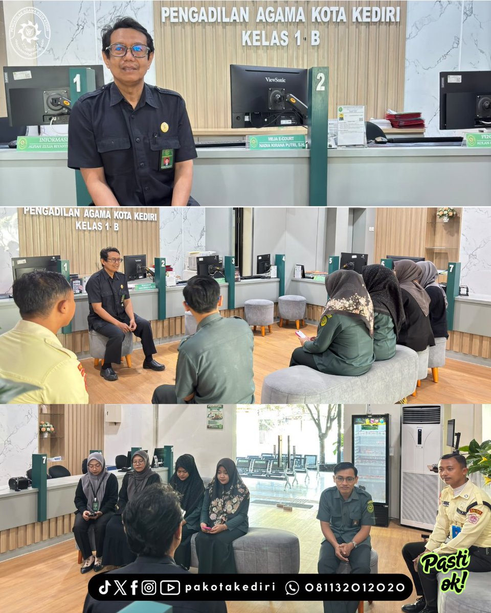 pakotakediri's tweet photo. Briefing PTSP: Tingkatkan Kualitas Pelayanan, Jaga Integritas https://t.co/ZQpM2Pk4lU