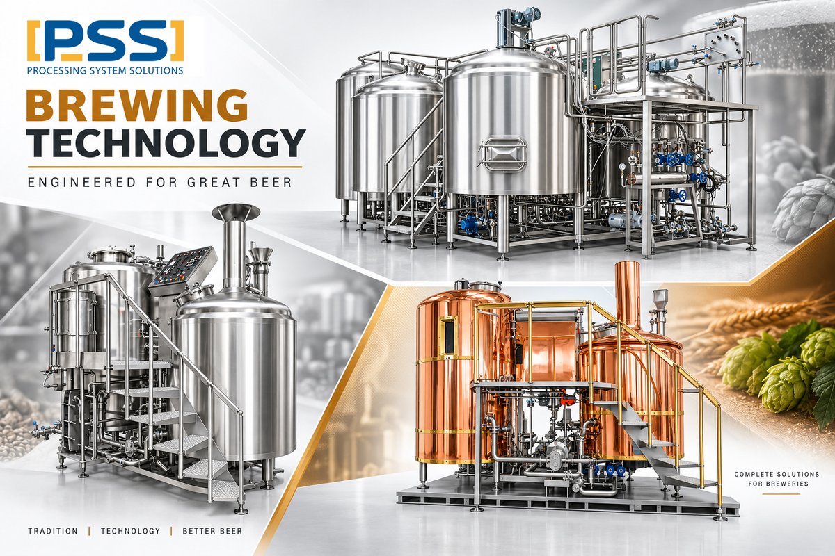 PssSvidnik's tweet photo. Engineered for great beer. 🍺
Brewing technology by PSS Svidník
#BrewingTechnology #BreweryEquipment #MadeInSlovakia #Brewing https://t.co/637FCul4Ea