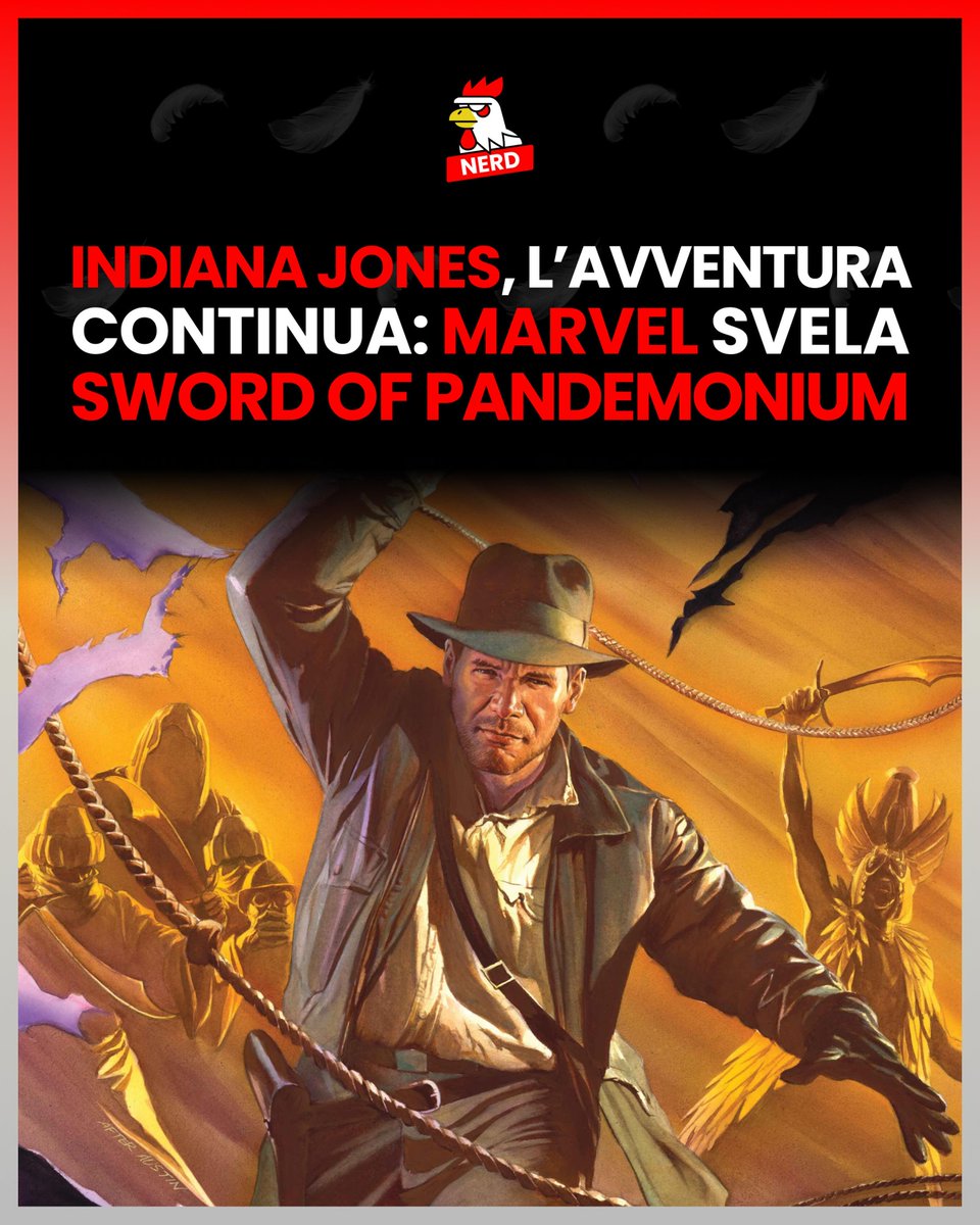 JeniferStr24's tweet photo. 🤯Marvel rilancia Indiana Jones con Indiana Jones and the Sword of Pandemonium, miniserie di cinque numeri scritta da Jason Aaron e disegnata da Aaron Kuder. ✍🏻La storia è ambientata subito dopo I predatori dell’arca perduta: Indy e Marion https://t.co/P0jmPR3uDr