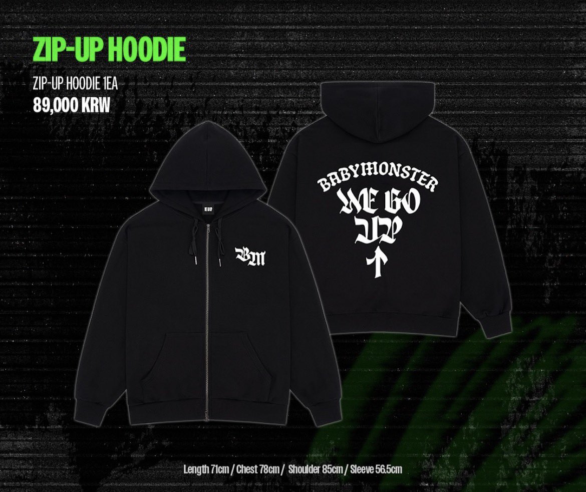 rchlmaureen's tweet photo. Want to sell / wts

Official YGSelect
Hoodie/Jacket Baby Monster (We Go Up)

All Size, details :
Length 71cm
Chest 78cm
Shoulder 85cm
Sleeve 56.5cm

Bid your price on dm
Bisa via oren

#wts #babymonster #asa #ahyeon #ruka #chiquita #rami #rora #pharita https://t.co/Uy36FJJN2L