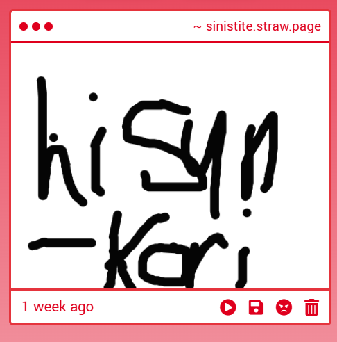 sinistite's tweet photo. oh my late response HI KORI https://t.co/Xq29FXX2yQ