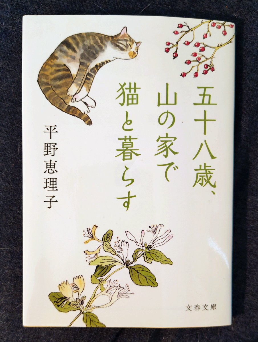 Riekooo15's tweet photo. 平野恵理子『五十八歳、山の家で猫と暮らす』#読了

山での暮らし。
私は無理だなー、と思うので読んで想像します。
でも、『虫の章』から、もうダメだ、と思ってしまう。
自然の中で住むには仕方のないことなんだろうけど。
小鳥がきたり、四季を感じたりするのは羨ましいです。 https://t.co/KwMRcEIUs8