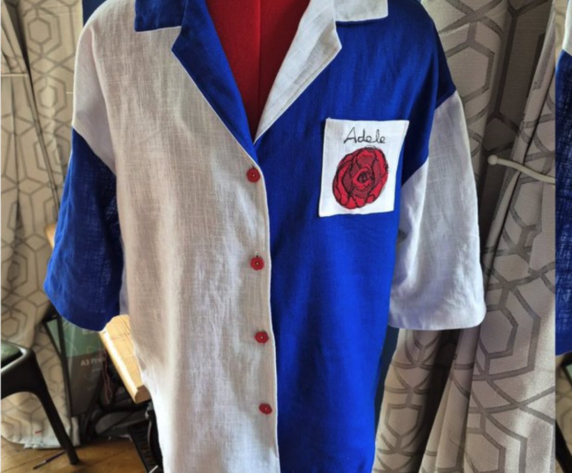 brfcsdotcom's tweet photo. The Great British Sewing Bee finished last night on @BBC but here’s the inside story of the Rovers-supporting contestant…Adele Burn ⚪️🔵

https://t.co/C7eQSTe47f https://t.co/xueipferPd