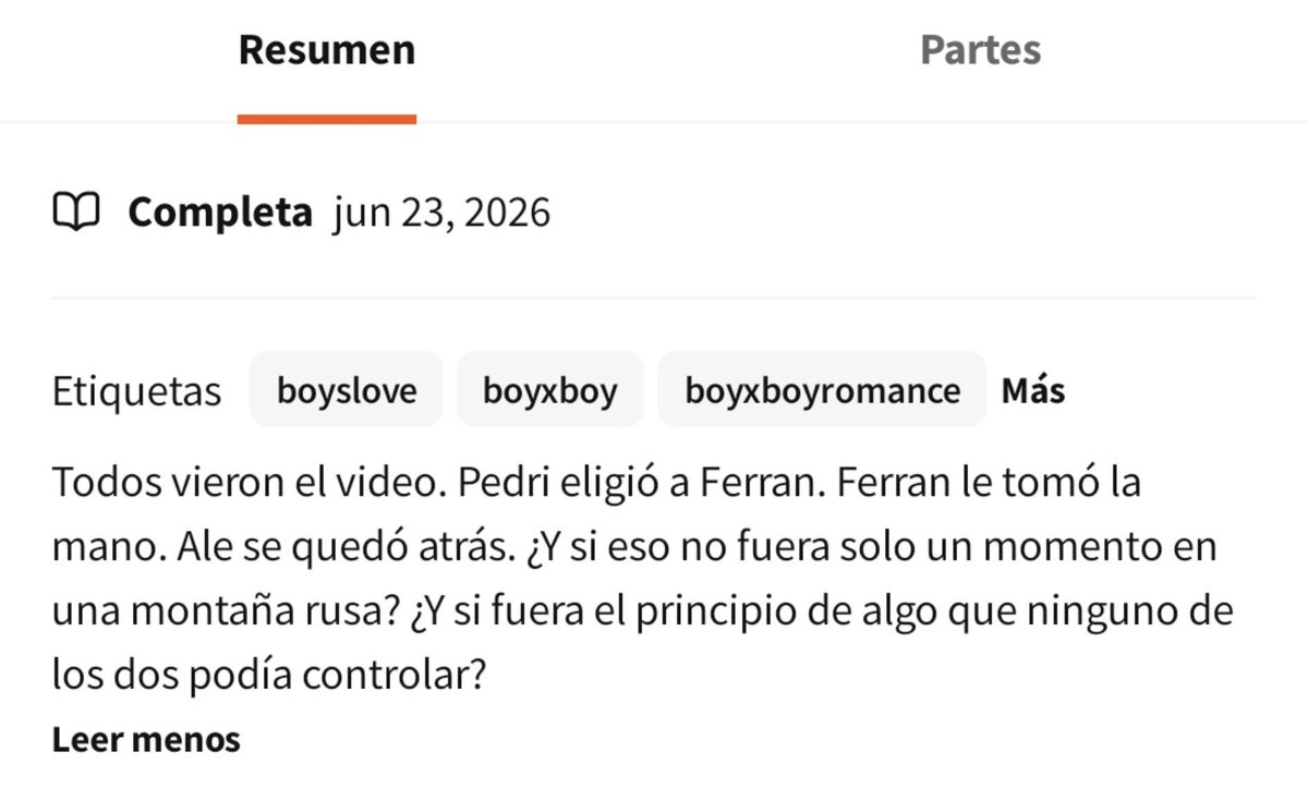 fedrificrecs's tweet photo. "Gravedad" by BlaugranaBoysShip

⚽️ Completa
⚽️ Wattpad | ES

���� https://t.co/2eoMMjPWbS https://t.co/UP2UVSa7nf