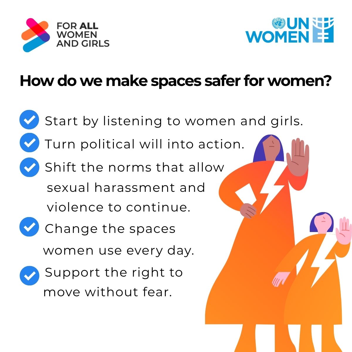 unwomenSA's tweet photo. Women should never have to alter how they live, work, or move because of fear. That responsibility belongs to institutions and to society.

Learn more about how communities can become safer for women: https://t.co/mWmtU8TpqG. https://t.co/guOdNfFCJ7