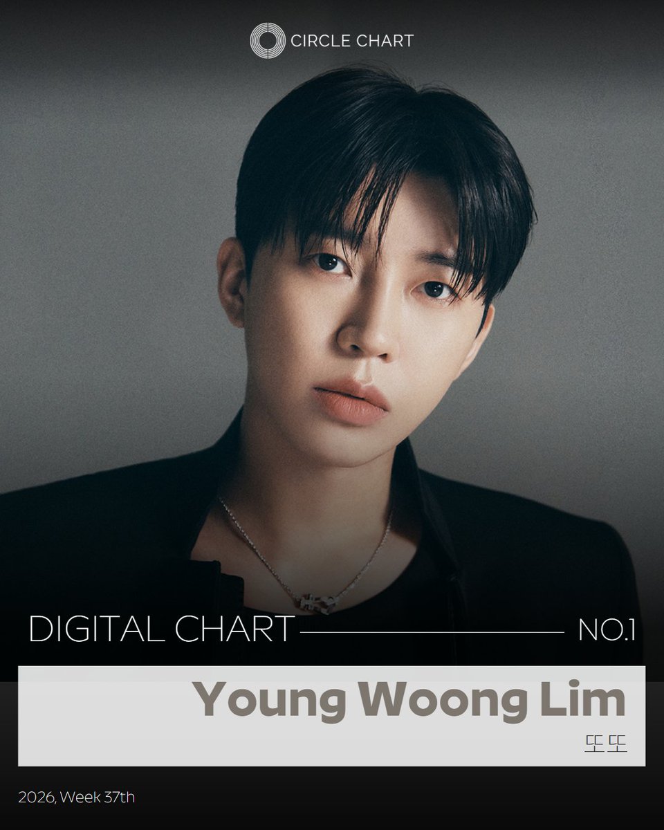 CIRCLE_CHART's tweet photo. 한 시간 일찍 만나는
CIRCLE CHART

2026년 37주차 써클차트에서 임영웅이 '또또'로 #디지털차트 1위를 차지했어요 🖤

✔️ 대한민국 대표 대중음악차트 '써클차트'의 소식을 받아보고 싶다면, 지금 팔로우!

https://t.co/Cbnvu9cpdI https://t.co/ruPc0Z8jKh