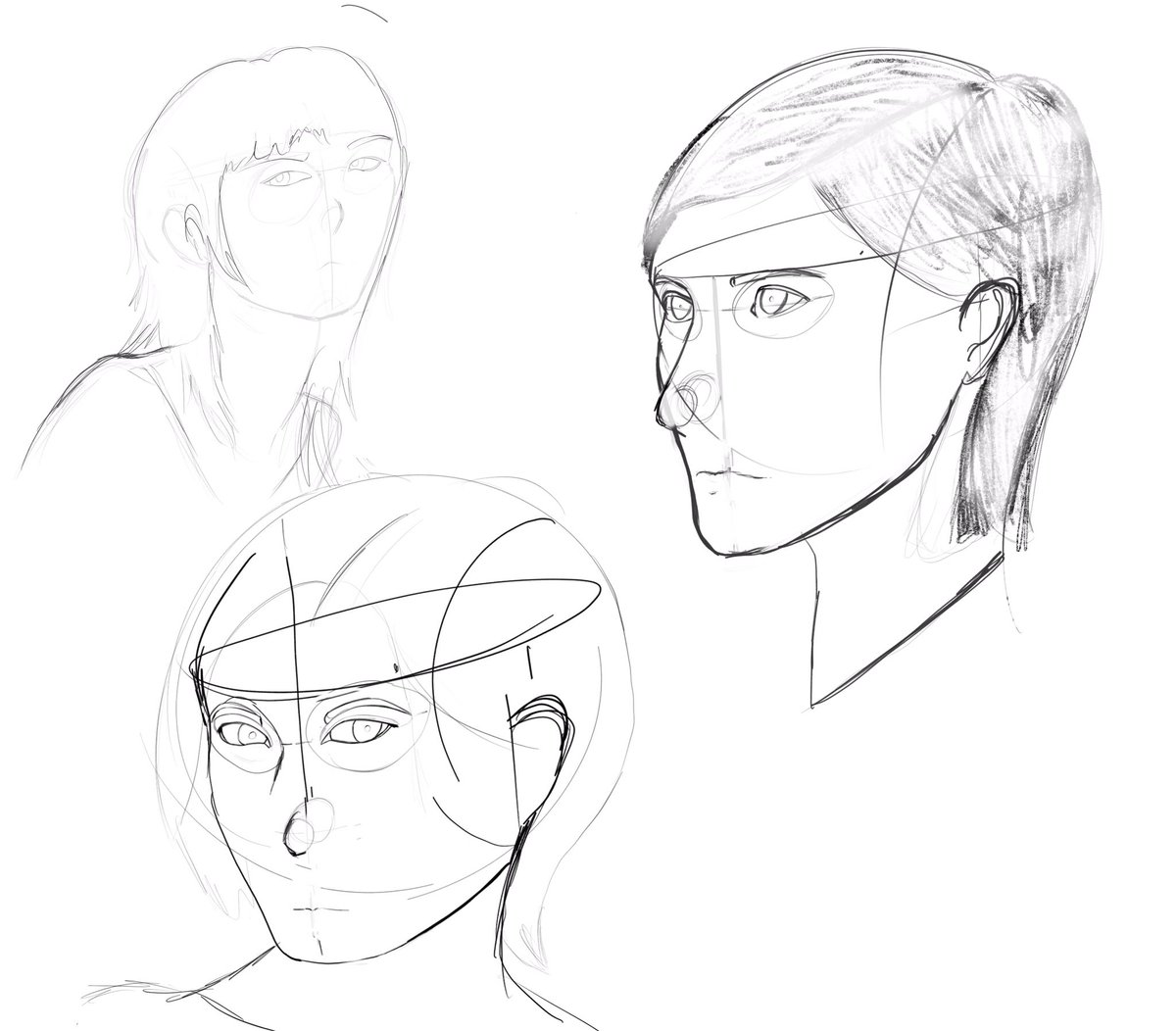 Backfisch121's tweet photo. Head practice #sketch https://t.co/6YSVBH89Mx