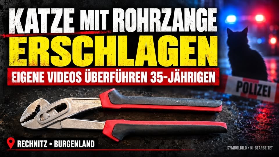 yolandaschultes's tweet photo. SONDERPOST ( Täter bekannt)
Rechnitz  7471 Österreich
Katze mit Rohrzange erschlagen!
😡😡😡
Katze mit Rohrzange erschlagen: Eigene Videos führen Polizei zu 35-Jährigem
Ein erschütternder Fall mutmaßlicher Tierquälerei beschäftigt derzeit die Behörden im österreichischen Burgenland. In Rechnitz soll ein 35-jähriger Mann seine eigene Katze mit einer Rohrzange erschlagen haben. Anschließend soll er versucht haben, den Kopf des Tieres mit einem Spaten abzutrennen.
Dass der Fall so schnell bekannt wurde, lag offenbar an den eigenen Aufnahmen des Beschuldigten. Nach Angaben der Polizei kamen am Sonntagnachmittag zwei Personen auf die Polizeiinspektion Rechnitz und zeigten den Beamten Videos und Fotos, auf denen die Tat dokumentiert sein soll.
Die Polizisten fuhren daraufhin zur Wohnadresse des 35-Jährigen. Dort soll der Mann den Beamten die Rohrzange, den Spaten und die Stelle gezeigt haben, an der er die tote Katze vergraben hatte. Das Tier wurde schließlich aus einem Misthaufen geborgen und dem Veterinäramt übergeben. Die mutmaßlichen Tatwerkzeuge wurden sichergestellt.
Als Grund für sein Verhalten soll der Mann gegenüber der Polizei erklärt haben, die Katze habe ihn gekratzt. Ein Alkoholvortest verlief positiv. Wie stark der Mann alkoholisiert gewesen sein soll, wurde bislang nicht mitgeteilt.
Auf dem Grundstück entdeckten die Beamten außerdem Enten und Hühner. Bei diesen Tieren waren laut Polizei keine Verletzungen feststellbar.
Der 35-Jährige wurde festgenommen und in die Justizanstalt Eisenstadt gebracht. Am folgenden Tag wurde Untersuchungshaft verhängt. Nach Angaben der Staatsanwaltschaft wurde diese wegen der Schwere des Tatverdachts und aufgrund angenommener Wiederholungsgefahr beantragt. Eine Untersuchungshaft ist bei Verfahren wegen Tierquälerei vergleichsweise selten.
Nach § 222 des österreichischen Strafgesetzbuches kann das rohe Misshandeln oder unnötige Zufügen von Qualen sowie das mutwillige Töten eines Wirbeltieres mit einer Freiheitsstrafe von bis zu zwei Jahren bestraft werden.
Ein Kratzer rechtfertigt selbstverständlich weder Misshandlung noch Tötung. Wer mit einem Tier überfordert ist oder sich von ihm bedroht fühlt, muss Abstand schaffen und Polizei, Tierarzt, Veterinäramt oder eine geeignete Auffangstelle verständigen. Selbstjustiz gegenüber einem Tier ist keine akzeptable Lösung.
Da das Ermittlungsverfahren noch nicht abgeschlossen ist, handelt es sich um einen Tatverdacht. Für den Beschuldigten gilt bis zu einer rechtskräftigen Verurteilung die Unschuldsvermutung.
Hinweis: Dieser Beitrag enthält keine Aufnahmen der Tat. Aus Respekt vor dem getöteten Tier und zum Schutz der Leserinnen und Leser verbreiten wir keine gewalttätigen Videos oder Bilder.
Quellen: Landespolizeidirektion Burgenland, ORF Burgenland – ausführlicher Bericht, § 222 österreichisches Strafgesetzbuch
-------------
Recherche zum Fall: Katze mit Rohrzange erschlagen – eigene Aufnahmen belasten 35-Jährigen
Der Fall ereignete sich am Sonntag, dem 13. September 2026, in Rechnitz im österreichischen Burgenland. Die bislang ausführlichsten und verlässlichsten Angaben stammen von der Landespolizeidirektion Burgenland und dem ORF.
Was bislang bekannt ist
Gegen 13:55 Uhr erschienen zwei Personen auf der Polizeiinspektion Rechnitz.
Sie zeigten den Beamten Videos und Fotos, auf denen die mutmaßliche Misshandlung und Tötung einer Katze dokumentiert sein sollen.
Die Aufnahmen sollen von einem 35-jährigen österreichischen Staatsbürger selbst angefertigt worden sein.
Die Polizei fuhr daraufhin zu seiner Wohnadresse.
Der Mann soll seine eigene Katze mit einer Rohrzange geschlagen und getötet haben.
Anschließend soll er versucht haben, dem Tier mit einem Spaten den Kopf abzutrennen.
Die tote Katze wurde auf dem Grundstück in einem Misthaufen vergraben.
Der Beschuldigte zeigte den Polizisten nach Behördenangaben sowohl das Versteck als auch die mutmaßlichen Tatwerkzeuge.
Die Polizei grub die Katze aus und übergab den Körper dem zuständigen Veterinäramt.
Rohrzange und Spaten wurden als Beweismittel sichergestellt.
Als Begründung soll der Mann angegeben haben, dass ihn die Katze gekratzt habe.
Ein Alkoholvortest verlief positiv. Über die genaue Alkoholisierung wurde nichts veröffentlicht.
Auf dem Grundstück befanden sich außerdem Enten und Hühner. Bei diesen Tieren wurden laut Polizei keine sichtbaren Verletzungen festgestellt.
Der Mann wurde festgenommen und in die Justizanstalt Eisenstadt gebracht.
Am Montag wurde Untersuchungshaft verhängt. Laut Staatsanwaltschaft geschah dies wegen der Schwere des Tatverdachts und angenommener Wiederholungsgefahr.
Untersuchungshaft allein bedeutet noch keine Verurteilung. Bis zu einem rechtskräftigen Urteil gilt die Unschuldsvermutung.
