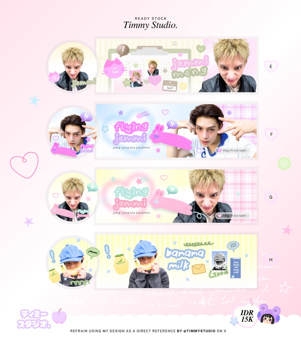 timmystudio's tweet photo. Hai teman-teman, help rt yaah 🫶🏻🩷 terima kasiiiih

Timmy available 8 ready stock layout james yang bisa langsung kamu jemputtt. Hihi edisi kangen ngedit katalog lama.

🍏 price 15k
🍎 free recolor &amp; retext
⭐️ bisa langsung dm timmy yaa

#bealanja https://t.co/WbqwUxgPBZ