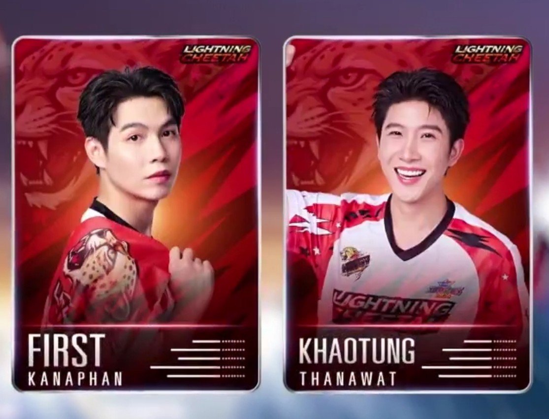 ForKhaotungg_'s tweet photo. LIGHTING CHEETAH มาแล้วคับ

#GMMTVStarlympics2026
#khaotungg #เฟิร์สข้าวตัง https://t.co/nG52xWPK3m