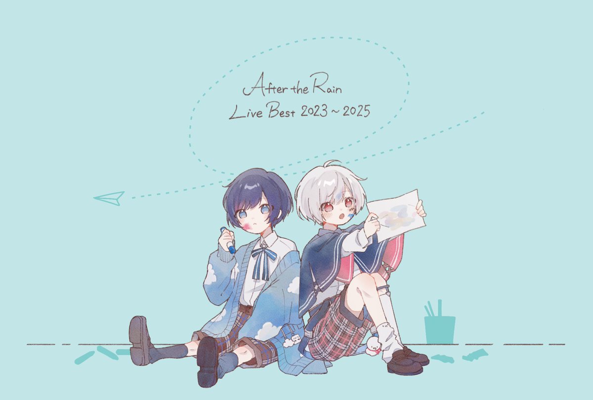 _ch1ruli's tweet photo. 『After the Rain Live Best 2023-2025』
『春夏秋冬』
同時発売おめでとうございます！！🎉✨
#そらるの絵 #まふあーと https://t.co/VSCSJ3crQL