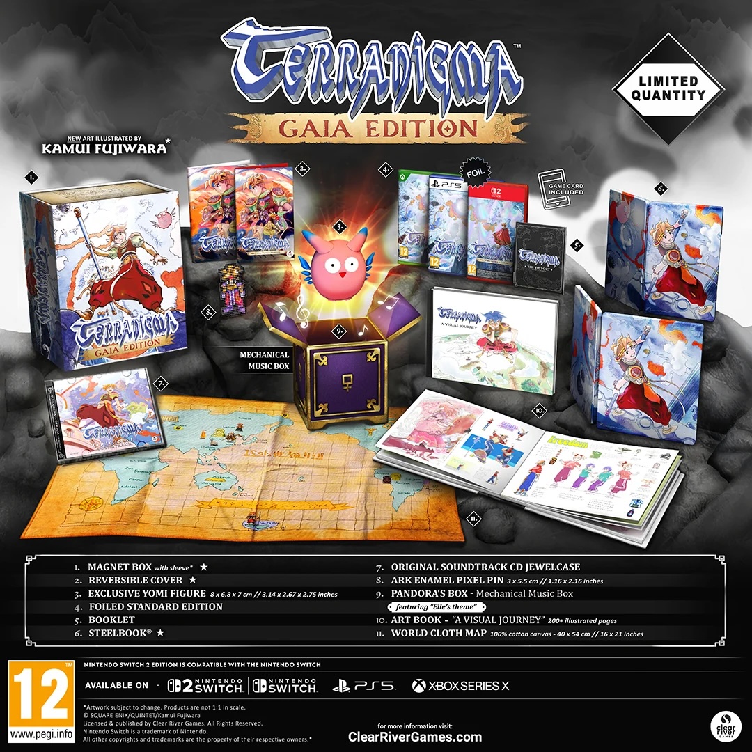 RPGSite's tweet photo. Terrangima launches on January 14, 2027. It will also be available physically in multiple editions including a SteelBook Edition and more: https://t.co/GpJ1prE4yg https://t.co/wH9qciCSZk