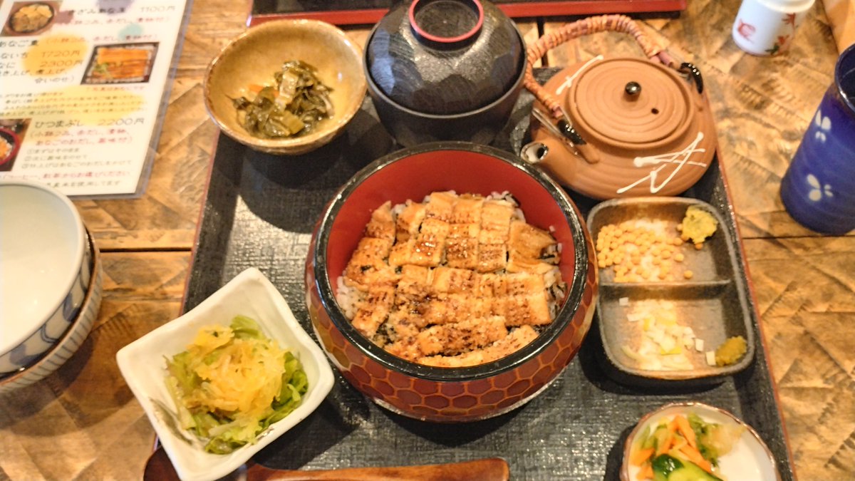 Shikuu_K's tweet photo. It's fantastic　あなごの直吾美　in Tokiwashinmachi Takamatsu city.

Kitashirakawa Digital Exploring Office - Kitchen garden, Running/Marathon, Python etc.: Shikuu's Gourmet from May 2026 https://t.co/ZrID7eAH4u https://t.co/JREyhkeiVs