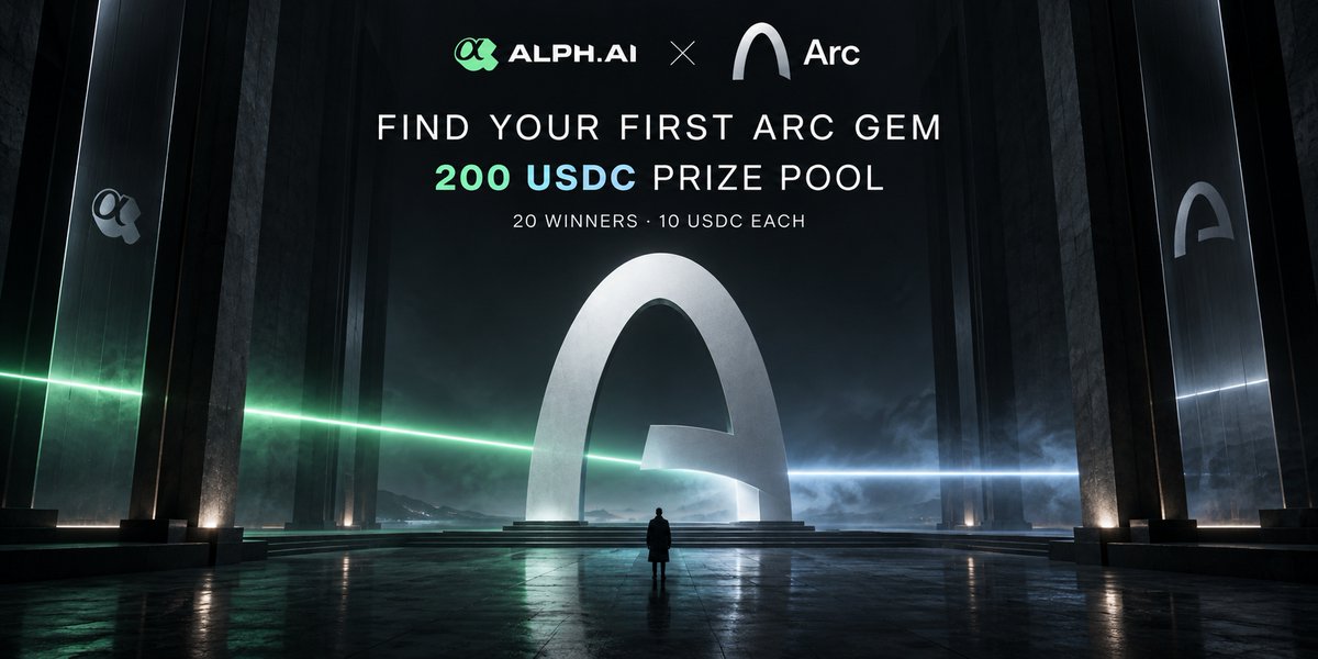 alphai_onchain's tweet photo. 🐕 Arc’s first breakout gem might already be live. Did you find it on https://t.co/seZmXBe4DP? 👀

Trade an Arc token on https://t.co/seZmXBe4DP for a chance to win from a 200 USDC prize pool:

1️⃣ Follow @alphai_onchain
2️⃣ Trade an Arc token on https://t.co/seZmXBe4DP
3️⃣ Reply with your https://t.co/seZmXBe4DP PNL screenshot + the token you traded
4️⃣ Include #Alphai

🎁 20 winners will be selected at random, with each winner receiving 10 USDC.

Profit or loss — both count.
We’re looking for the sharpest gem hunters. 🔎

⏰ Ends: September 20, 20:00 UTC+8

What’s on your Arc watchlist? 👇#arc #giveaway