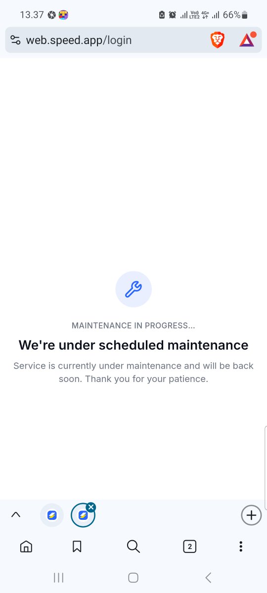 4bahOke's tweet photo. @speedwallet How long will the maintenance last?
 It's been 4 days @speedwallet 😭 @Bitcoin @USDT https://t.co/H3jsQVpjHn