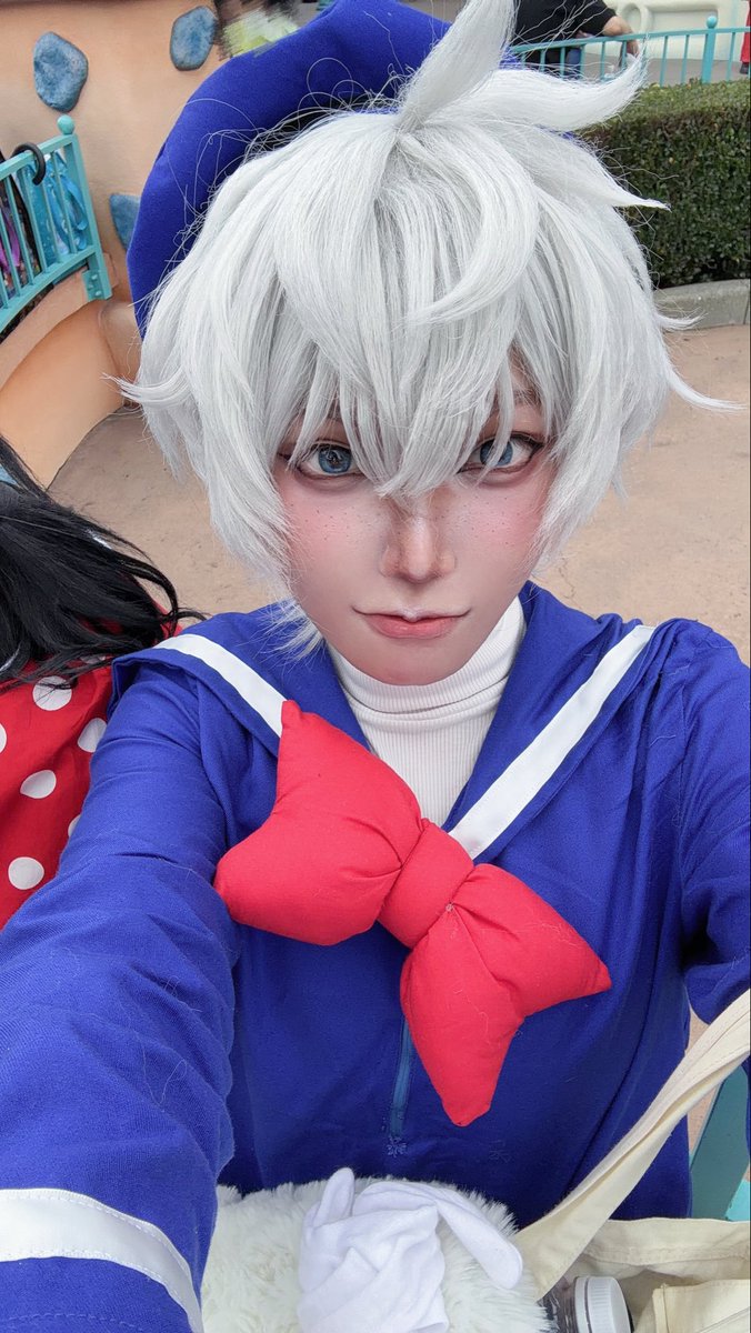 judo_cosplay's tweet photo. ほまに今回ドナちゃんのあらゆる要素をウィッグに詰め込めるようにすごいがんばったから自慢させて😭😭😭😭😭😭😭
特にアホ毛をドナちゃんのかわいい頭の3本毛と、襟足でドナちゃんの尻尾の再現頑張った😭😭😭😭😭😭😭
#Dハロ仮装2026 https://t.co/Ua3nPlEyBz
