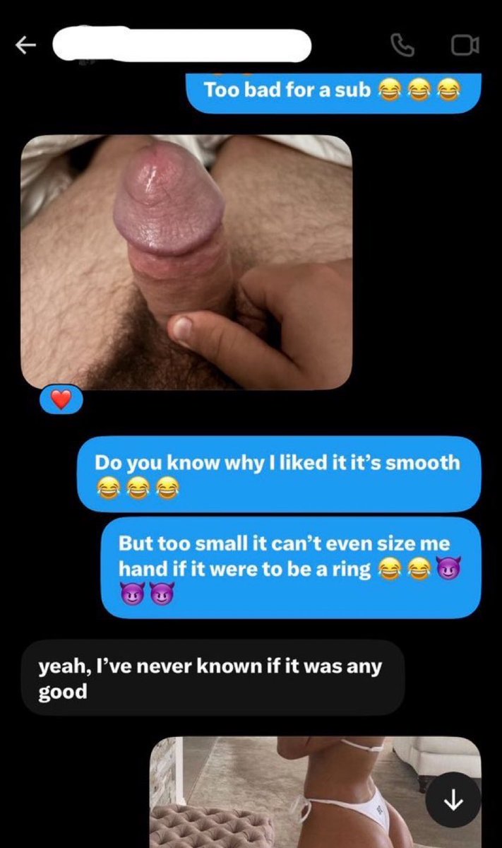 SweetCatfish1's tweet photo. I guess it’s humiliated already by the size 😂😂😂
Dose it actually need more humiliation 😂😂😂
#humiliation #slave #findom #sissy #paypig #findomworld https://t.co/7Knhq0cUeW