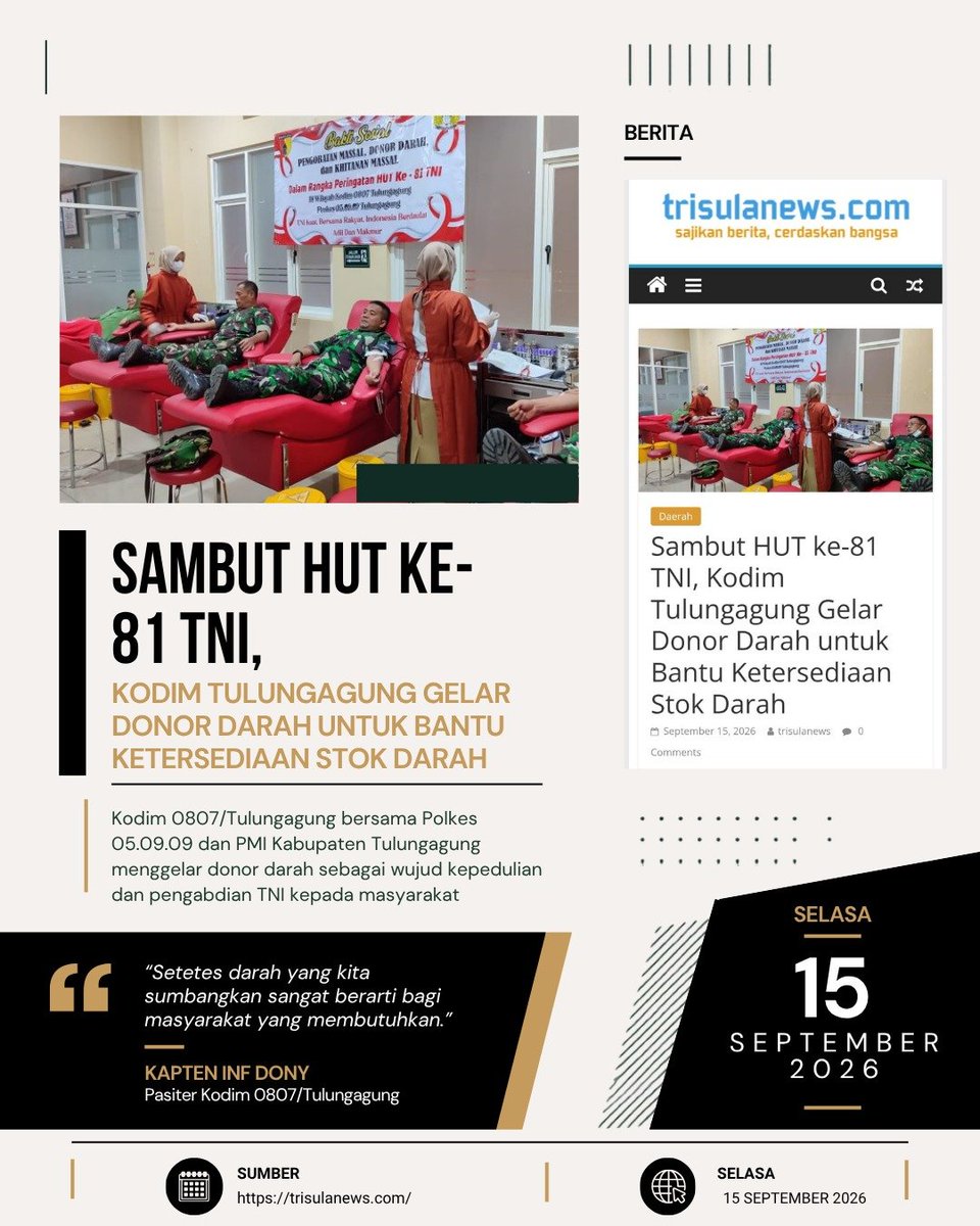 BackeyBen's tweet photo. Dari Sabang hingga Merauke, dari Miangas hingga Pulau Rote, TNI senantiasa hadir mencurahkan seluruh kemampuannya.
Kepedulian Kesadaran Bersama https://t.co/86maXDRnnw