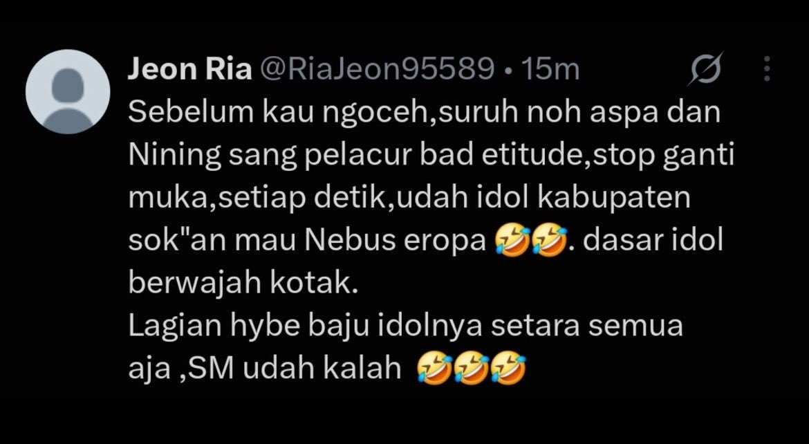 zZzkities's tweet photo. @sambalsmatah @maengoesteen koar koar trs malu ya karna opini nya salah? dari awal ketikan lu aja menuju bude = slutshaming. giliran di kasih paham mlh ngatain balik. fandom lu noh demen bgt slut shaming tiap detik https://t.co/ftKiUHDwUQ