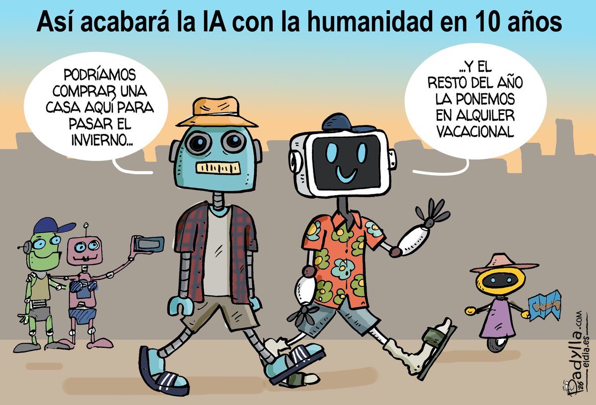 Padylla's tweet photo. Así acabará la IA con la humanidad https://t.co/vrs6L1Zm1A