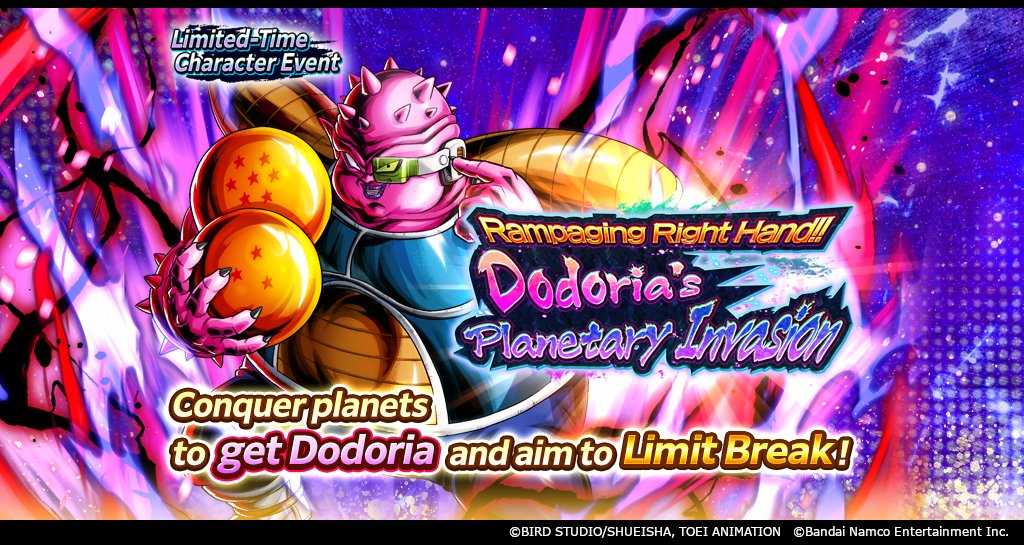 DB_Legends's tweet photo. [Character Acquisition Event "Rampaging Right Hand!! Dodoria's Planetary Invasion" Now On!]
Frieza's aide, Dodoria (DBL-EVT-112S), joins as an Event-exclusive character! Clear Event stages to not miss this chance!

#DBLegends
#DragonBall
#SummerFest2026 https://t.co/sqtQDl1sHb