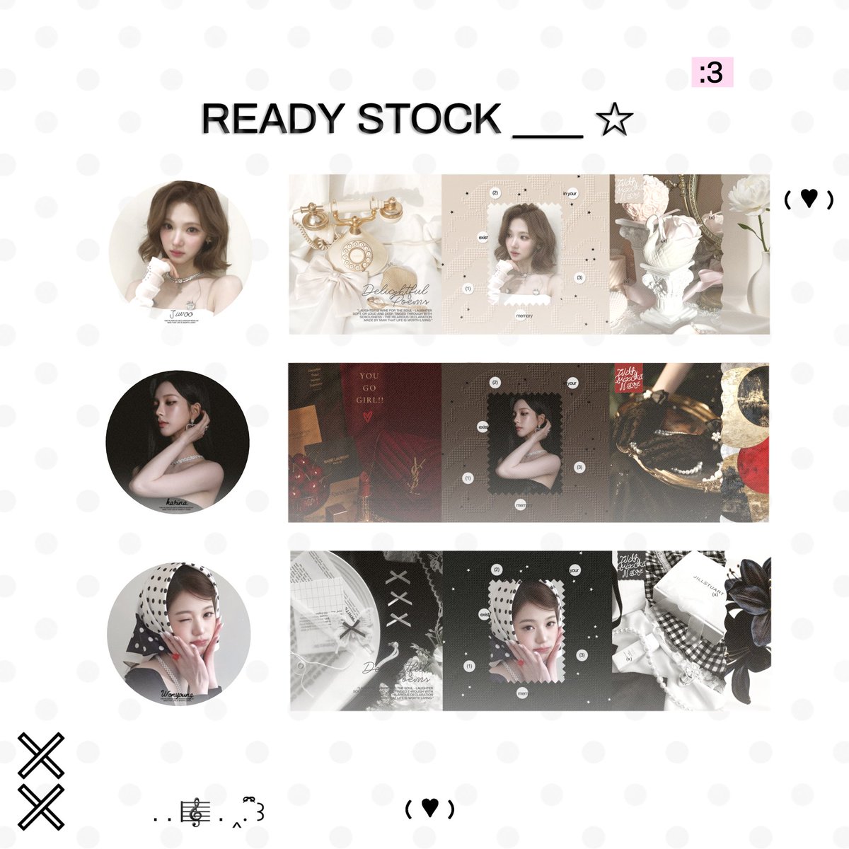 GatterrW's tweet photo. 🎼 ⌒+。  help repost please  , thx  ꪆৎ 𓂃⊹

Haii kakk, akku mau clearence sale 28 layout akku. Listnyya adda di https://t.co/nV8IB0yK7N yaa. Harganyaa 5k-6k ajja. Nyappy jajjan 🍒

#zonauang #bealanja https://t.co/Wio7HH1aKh