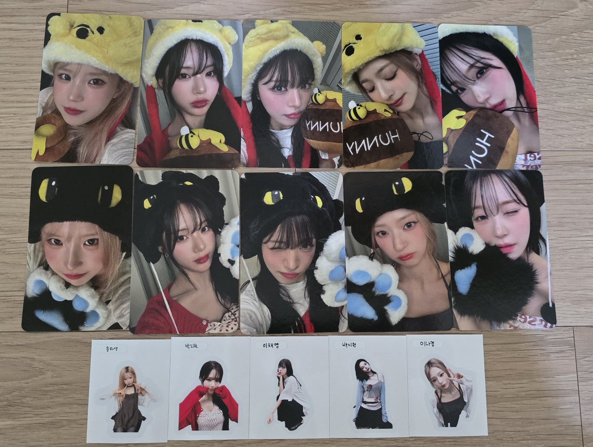 jangjae10554218's tweet photo. 애플뮤직 럭드 입니다

1. 럭드 10종
2. 띠부씰 순서 입니다

#프로미스니인 #fromis_9 #송하영 #박지원 #이채영 #이나경 #백지헌 https://t.co/89C6Qzcfxv