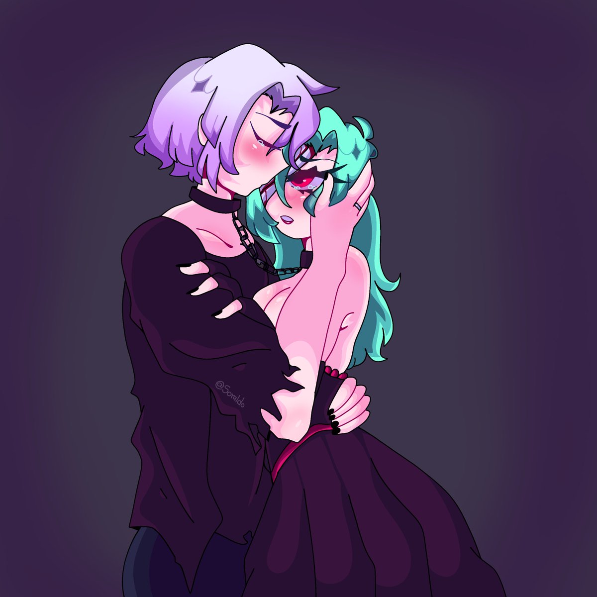 Soraldo2020's tweet photo. 🖤🩵💜✨
.
.

[Soraldo - AU The ghost of my love]
.
. https://t.co/XHlkidMJnQ