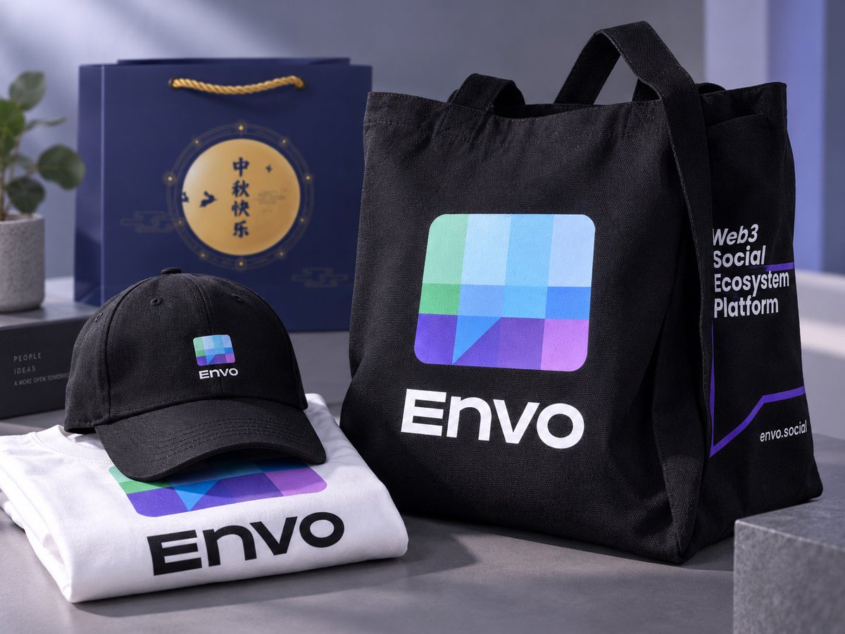 Domingo_gou's tweet photo. 今天收到了 @Envo_Official 寄来的中秋周边!

拆开的时候就已经很开心的。

手提袋、月饼、帽子、短袖配齐了，基本连平时出门的一套都给我凑出来了 😂 衣服我也直接穿上试了，本来还担心 M码会不会偏小，结果上身刚刚好，挺合身的。

礼盒做得蛮用心的，材质摸着手感挺好，实用也好看。

中秋也快到了，提前祝大家中秋安康，平安顺遂，和想见的人好好见一面，也希望接下来大家都能多一点收获。

最后再次感谢 @Envo_Official @Envo_CN 这次的中秋礼物也希望你们接下来越做越好，一起加油拿到结果。

#Envo 是一个把Web3社交、钱包和社区互动结合起来的平台，除了日常社交，也在做Super Group、虚拟礼物等功能，想让用户更自然地进入Web3。