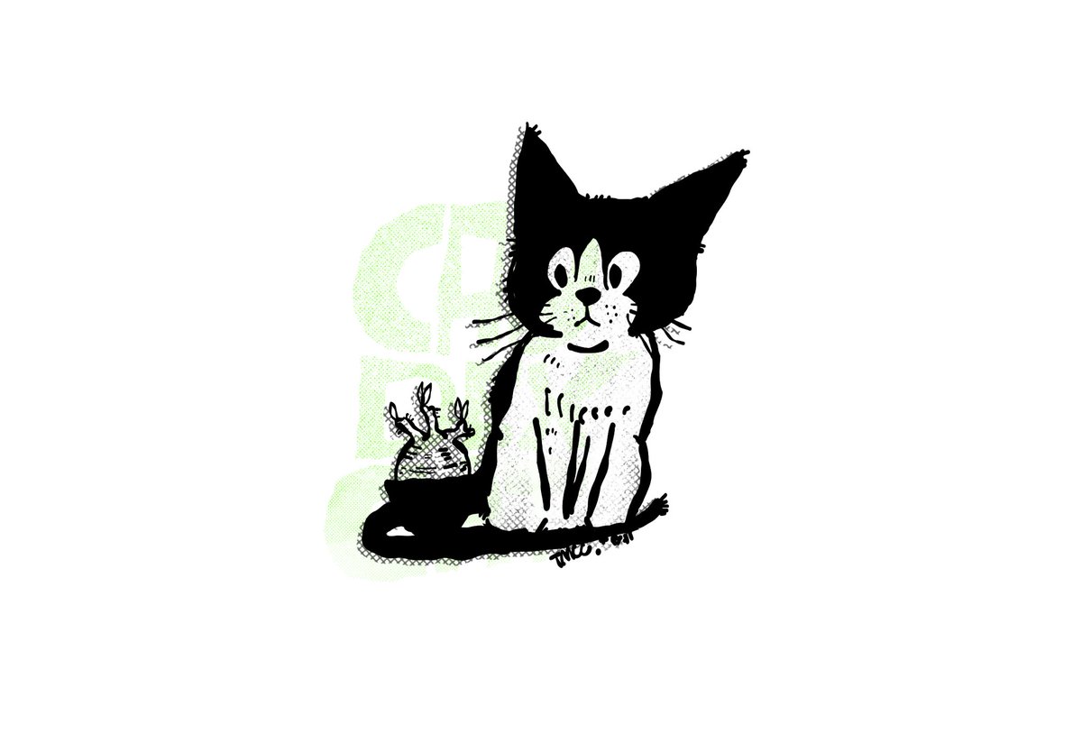 hacocolle's tweet photo. #塊根植物
#ねこ
#イラスト
#tomococo https://t.co/yrLSFEWLkI
