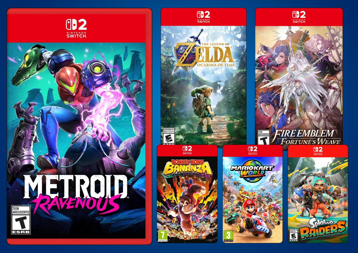 nintendobu's tweet photo. Oyunları neden hala fiziksel almak istediğimizi merak ediyorsanız, Nintendo'nun kapak tasarımlarına şöyle bir bakın. https://t.co/QiMg7UI8v6