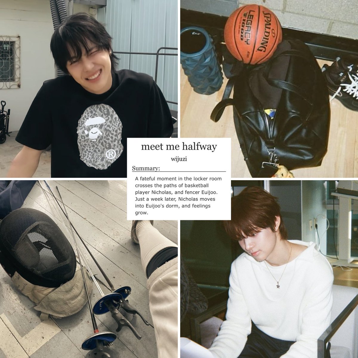 wijuzi's tweet photo. this is what i become active for 

meet me halfway - 25.4k | g
🍊🍓| ncej 
- background kuma 
- basketball player nico and fencer juju
- college au, roommates, fluff, misunderstandings, more tags on page

https://t.co/QdDmndfvb1 https://t.co/QPnL5wh381
