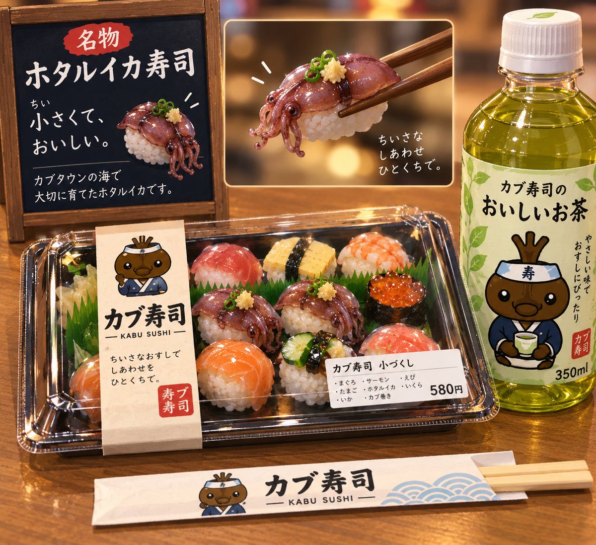 doudouithu's tweet photo. AIに頼んでカブのベーグルサンドとカブ寿司を描いてもらいました🍣🥪　ウーン　まだまだカブのお店の妄想は続く… https://t.co/K5eQNNcj8k