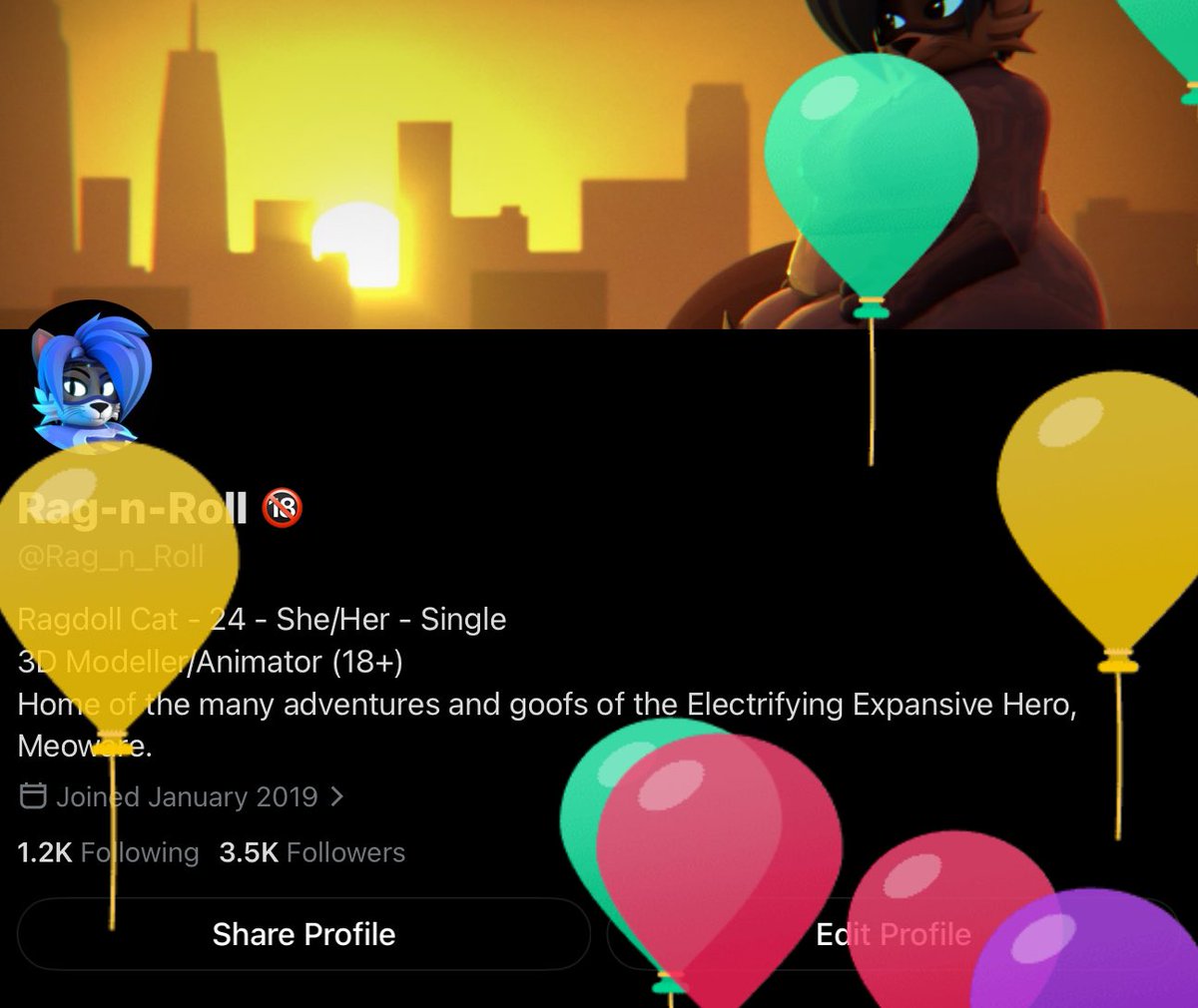 Rag_n_Roll's tweet photo. Whoa, Balloons! https://t.co/O0SL06FJNv