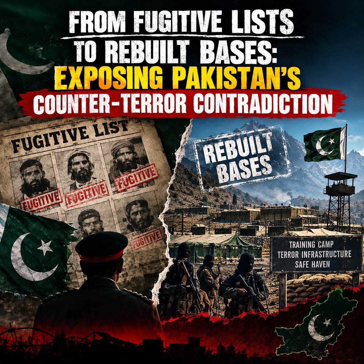 ArifaKhan2000's tweet photo. FIA Red Book mein Masood Azhar ko fugitive list karna aur bounty barhana ek taraf, jabke JeM ki funding aur infrastructure se mutalliq reports doosri taraf yeh counter-terror enforcement par sawalat uthata hai. #MasoodAzhar #JeM #TerrorFinancing #FATF #CounterTerrorFinance https://t.co/4VznmdSpyI