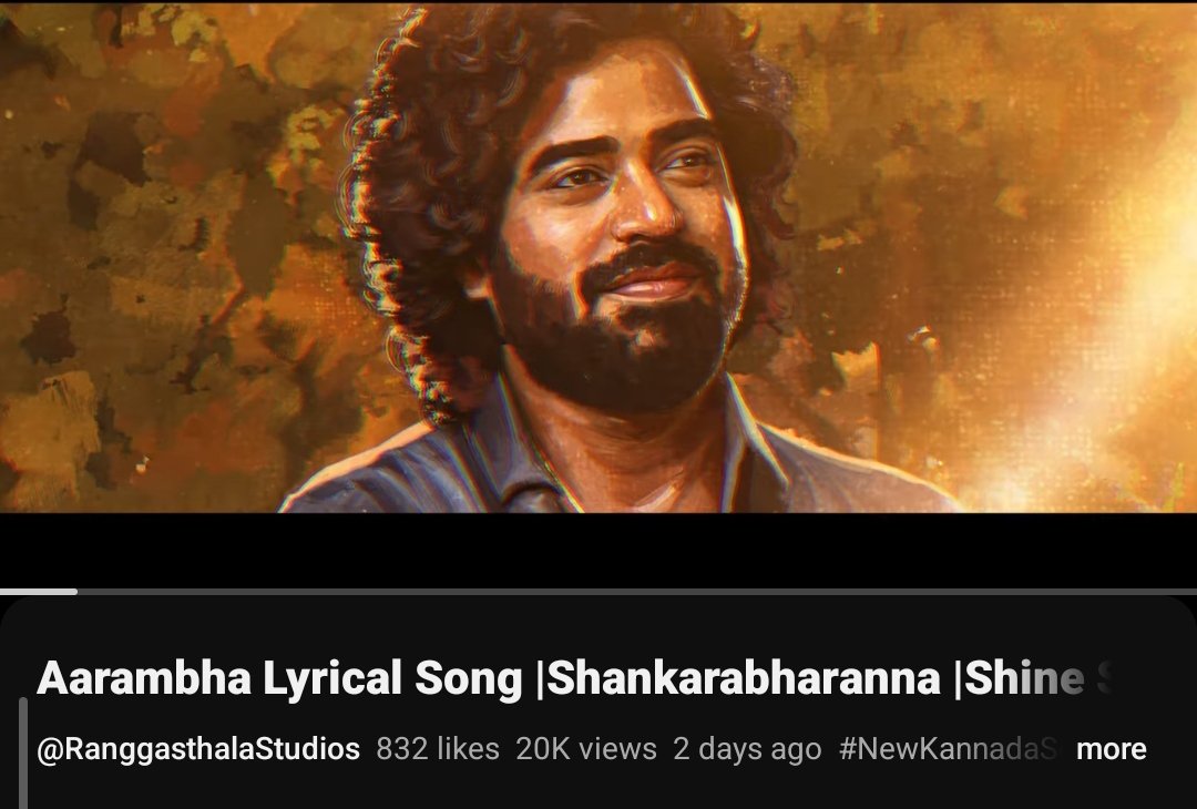 LoyalYashFan's tweet photo. Kannada music doesn’t need another round of applause on Twitter. It needs actual listeners.

#Aarambha is getting plenty of love and appreciation online, but the YouTube numbers tell a completely different story.

If we truly believe in @charanrajmr2701 and the music he creates, maybe it’s time to move beyond tweets and actually press play.

🔗: https://t.co/SQG567GQoP

#Shankarabharanna