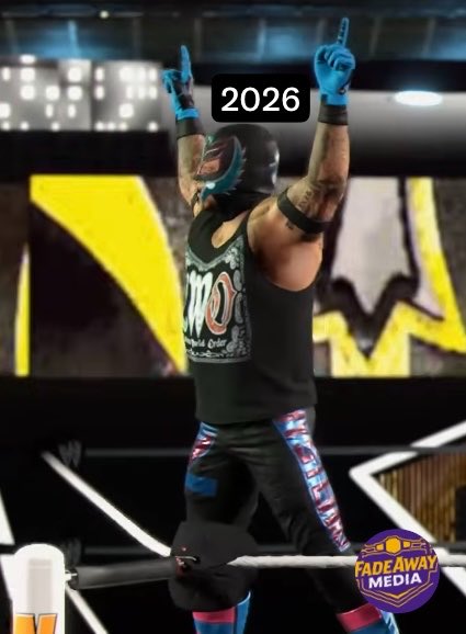 FadeAwayMedia's tweet photo. THIS REALLY HOW LONG REY MYSTERIO HAS BEEN DOMINATING WWE 😭 https://t.co/6UWDZlf6Vo