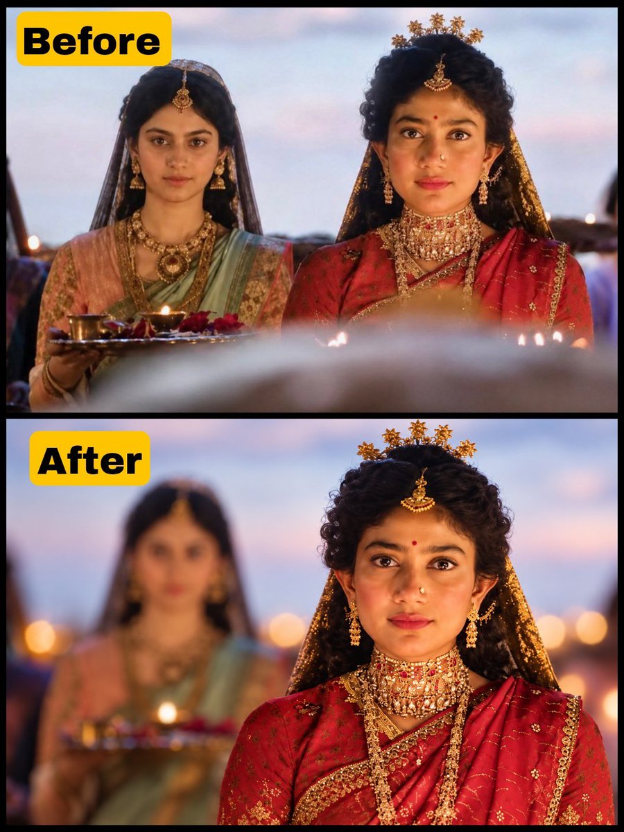 Rage_Max005's tweet photo. They had to blur background so that only sai Pallavi look good in movie...

Then they will have to keep only sai Pallavi in movie as female actor...

#bollywood #Movie https://t.co/dhdnrbSxch