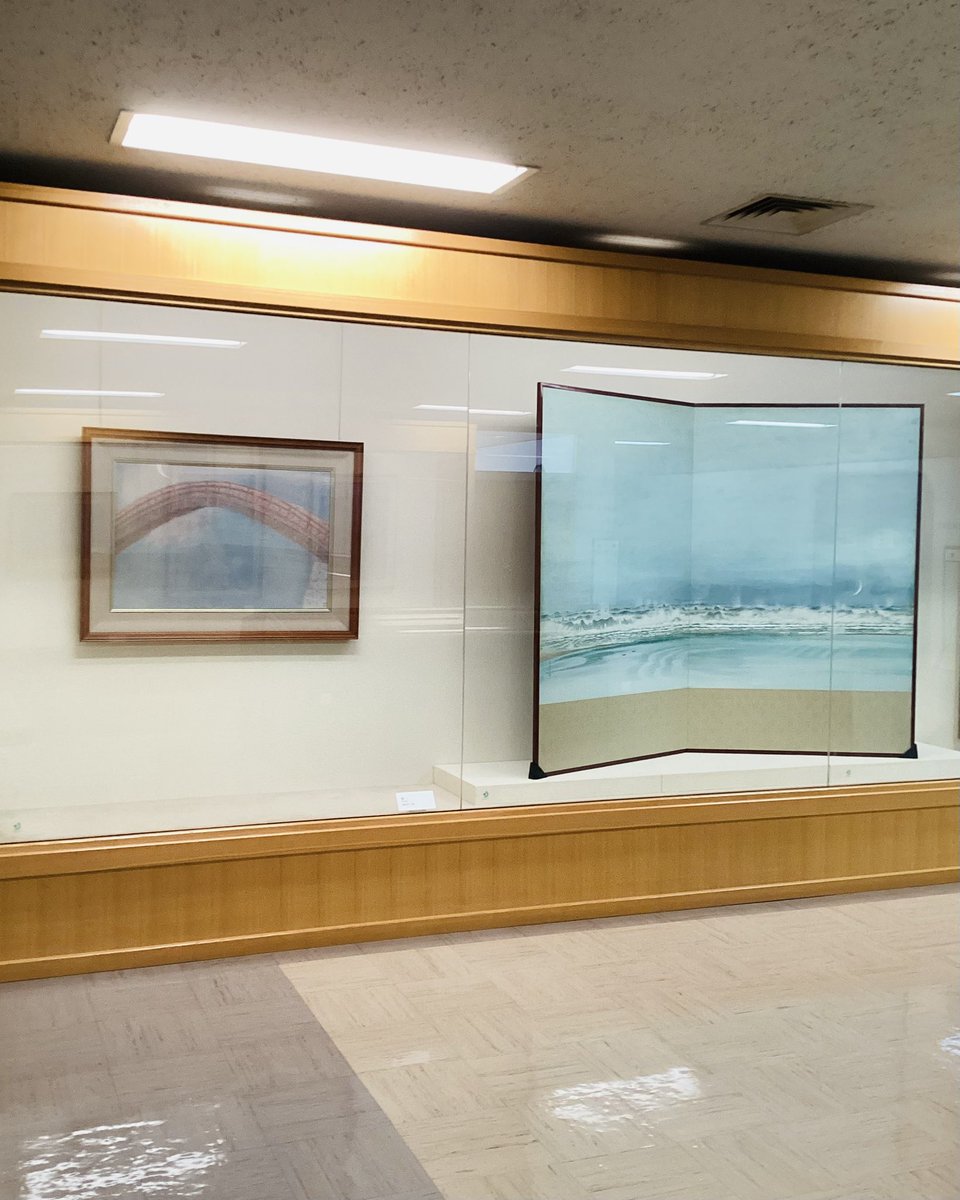 kcamsince1983's tweet photo. 3階池田遙邨コーナー展示「月を観る」を開催中！
会期は9月15日(火)～11月15日(日)。
池田遙邨の《橋》や《浜名湖今切》などの作品がご覧いただけます。
#倉敷市立美術館 #展覧会 #月を観る #池田遙邨 https://t.co/JToqqWn2p6