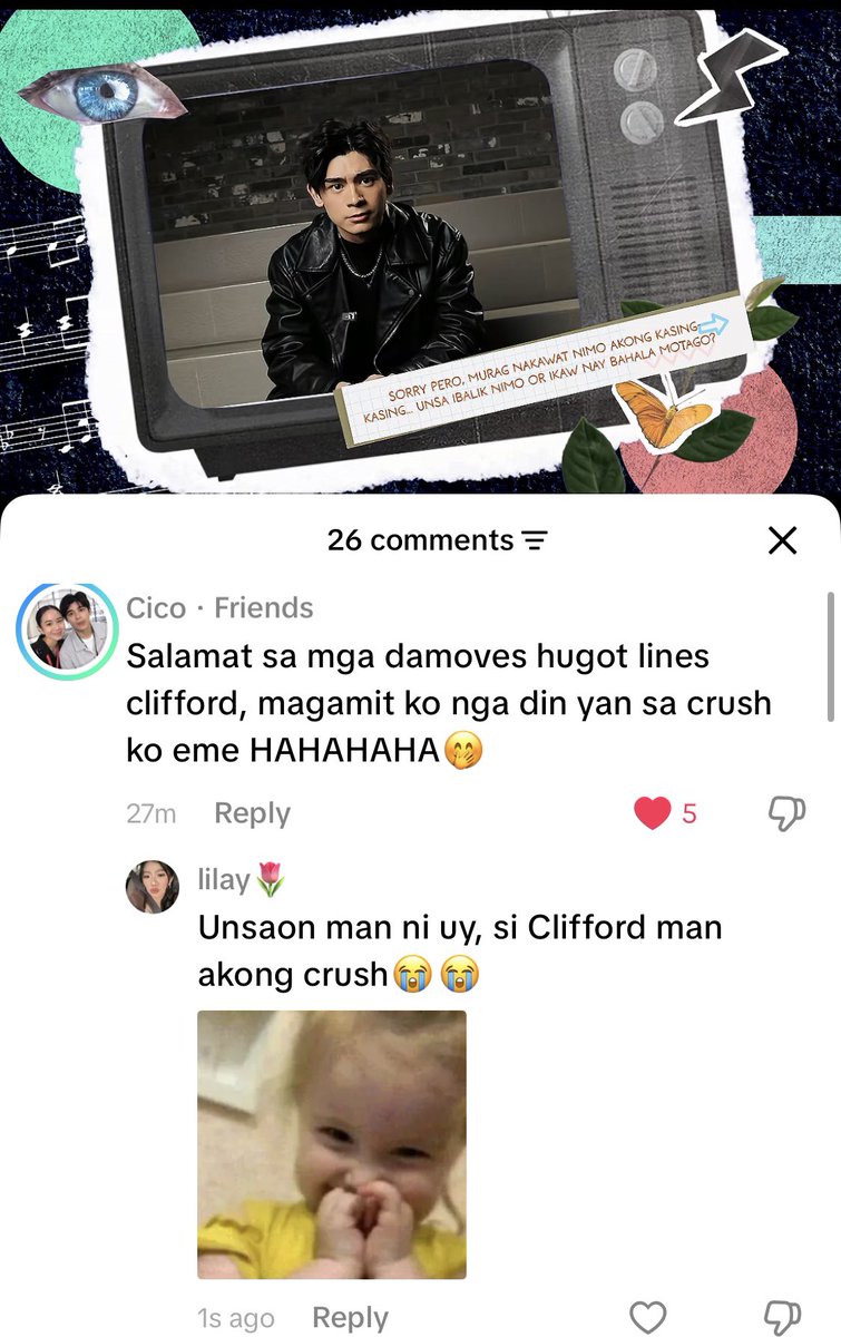 Lyren_18's tweet photo. Unsaon man ni uy, si Clifford man akong crush😭😭
cico ewan ko sayoo Hahhahaha!!!
#krasnakraskosiya
#wagakongpulisin
#iyakinako
#awanalangkaylilay
#ayosba https://t.co/yeKIkqDOcS