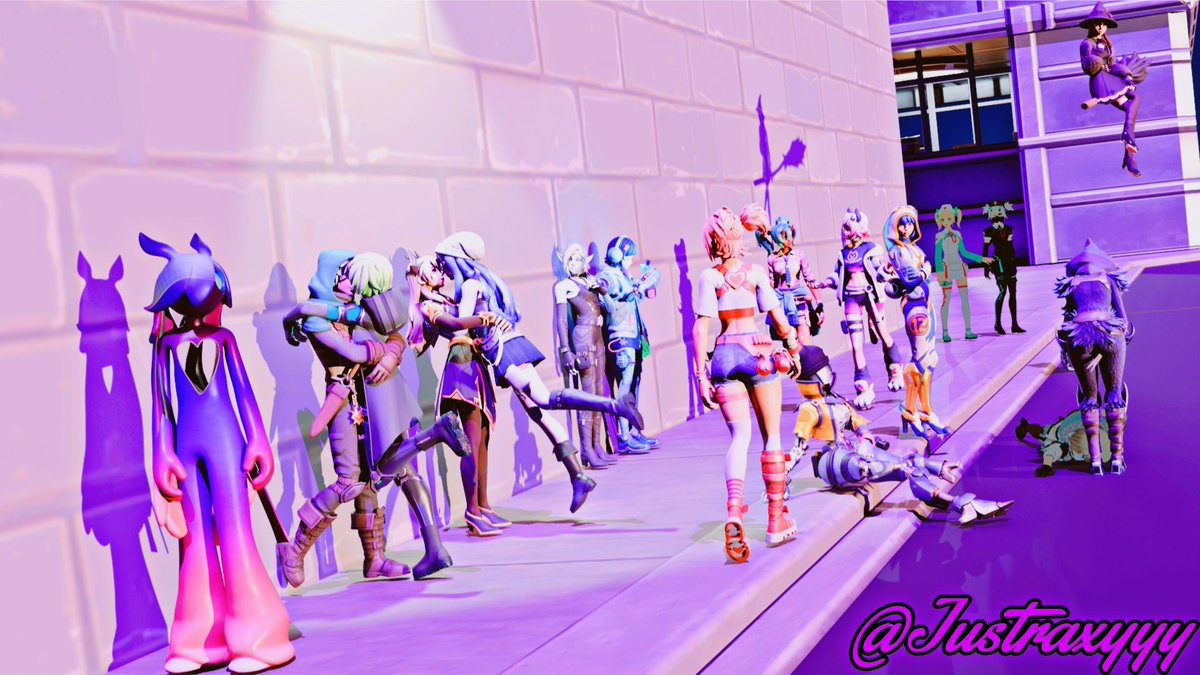 JustRaxyyy's tweet photo. Not sure what to call this one so let's call it a nice render with skins referencing some of my friends
#Tarr #Esme #BunniiOhare #Tenta #Lexa #Raventeamleader #Ladywindfrost #Bastian #Luminesca #Mae #Nemia #NurseHikari #NurseMiyako #Perlica #Rebel #CatrinGlitch #Fortnite #Blender https://t.co/X7gDMWA3Mg