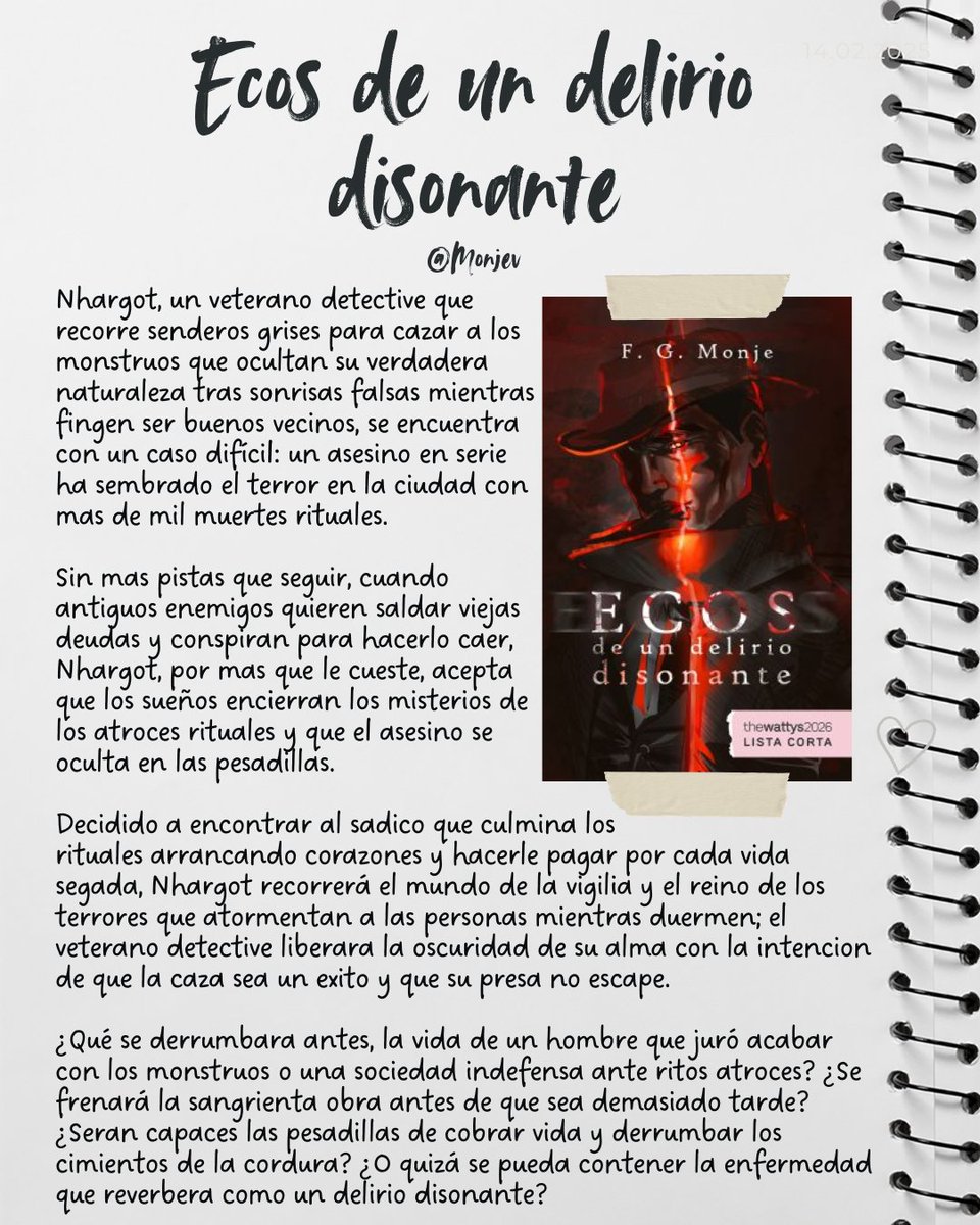 SouvenirDeLibro's tweet photo. -Ecos de un delirio disonante de @RelatosMonje 
-Bourne: un lado oscuro de @/UlloaJay
-Pacto carmesí de @/Kathwriter https://t.co/cdpRNi841O